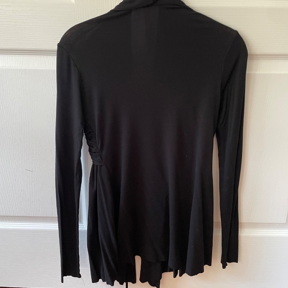 Anthropologie Bailey 44 Women's S Black Open Front Cardigan - Picture 2 of 4